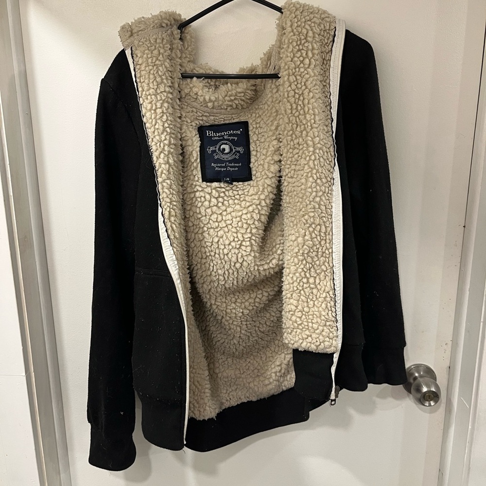 Wool lined Bluenotes zip-up Swester